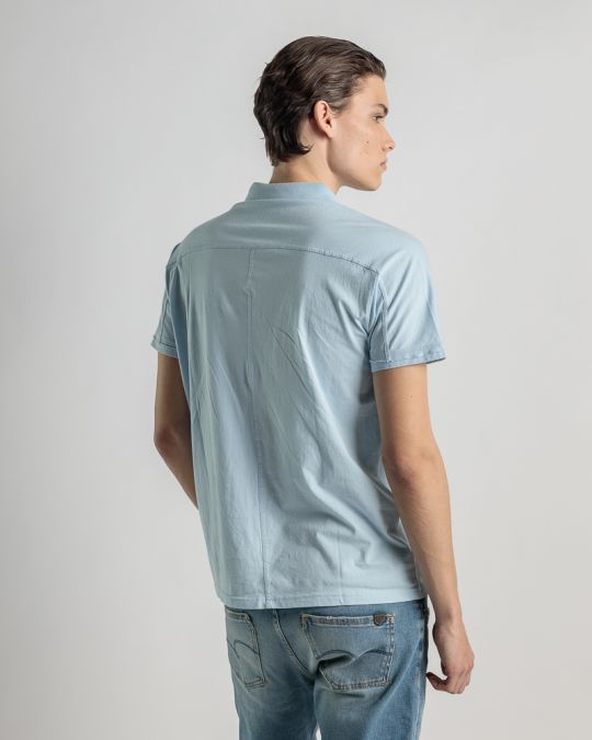 KÉK FÉRFI RÖVID UJJÚ PÓLÓ 1D25SS4034SS0124