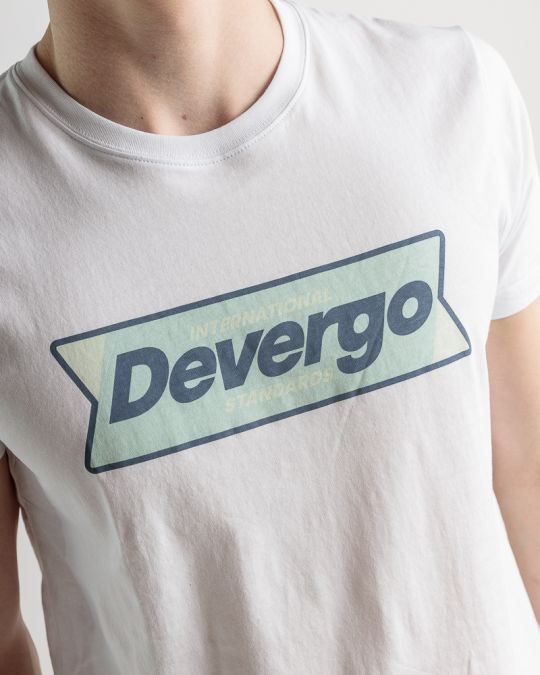 WHITE MEN'S T-SHIRT 1D25SS4030SS0105