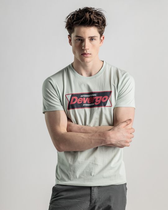 BLUE MEN'S T-SHIRT 1D25SS4030SS0105