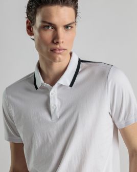 FEHÉR FÉRFI RÖVID UJJÚ PÓLÓ 1D25SS4031SS0105