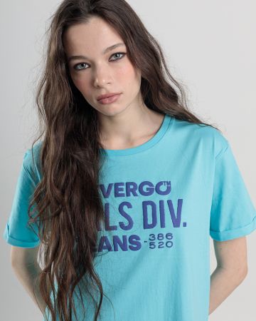 KÉK NŐI RÖVID UJJÚ PÓLÓ 2D25SS4560SS0105