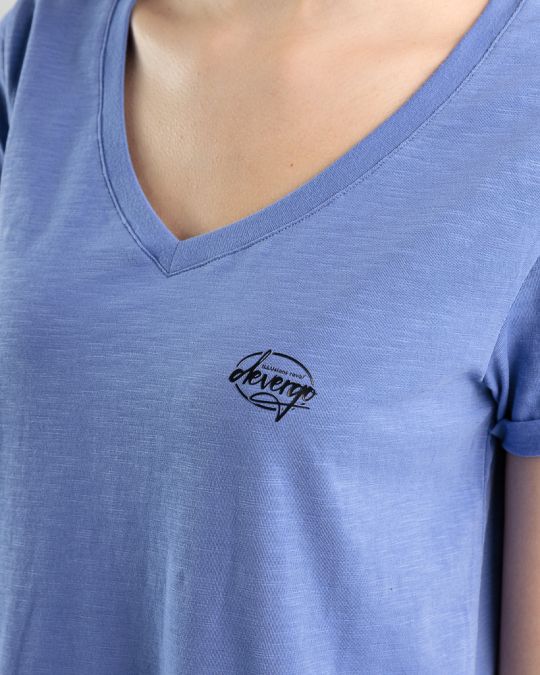 PURPLE WOMEN'S T-SHIRT 2D25SS4548SS3805