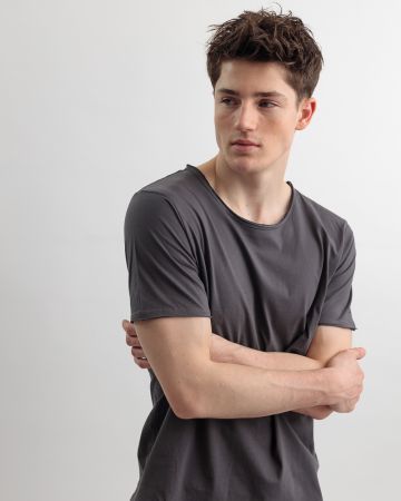 SZÜRKE FÉRFI RÖVID UJJÚ PÓLÓ 1D25SS4063SS0106