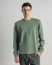 KHAKI MEN'S LONGSLEEVE T-SHIRT