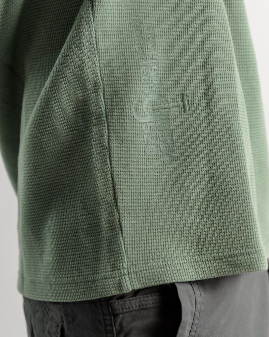 KHAKI MEN'S LONGSLEEVE T-SHIRT 1D25SS4000LS3406