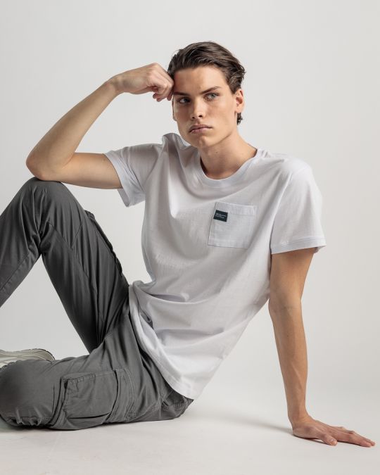 FEHÉR FÉRFI RÖVID UJJÚ PÓLÓ 1D25SS4029SS0106