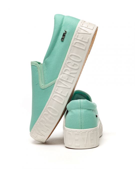 ZÖLD NŐI BELEBÚJOS CIPŐ - HELIA DE25SS3515CA KD