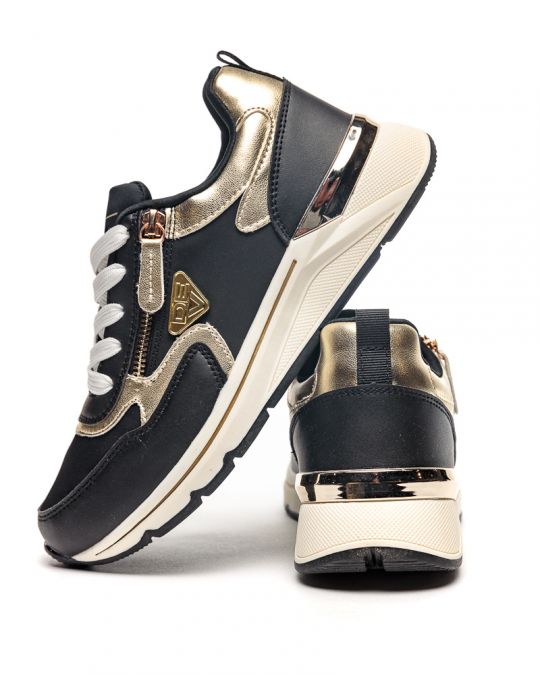 FEKETE NŐI SNEAKER - PEARL DE25SS3520PU AD