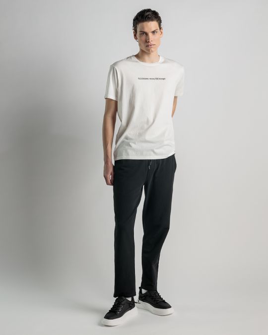 WHITE MEN'S T-SHIRT 1D25SS4040SS0105