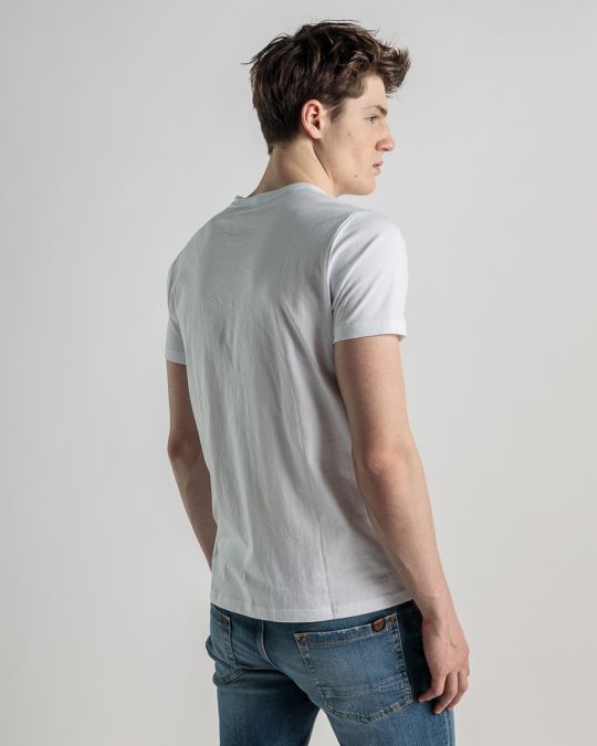 FEHÉR FÉRFI RÖVID UJJÚ PÓLÓ 1D25SS4049SS0105