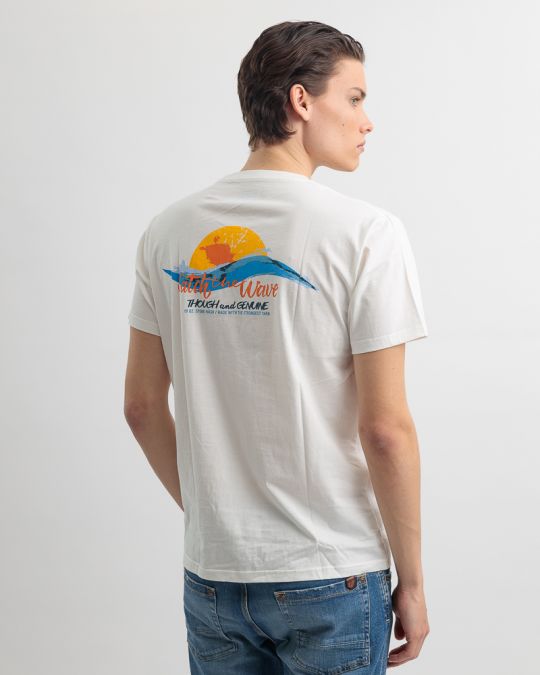 WHITE MEN'S T-SHIRT 1D25SS4028SS0105