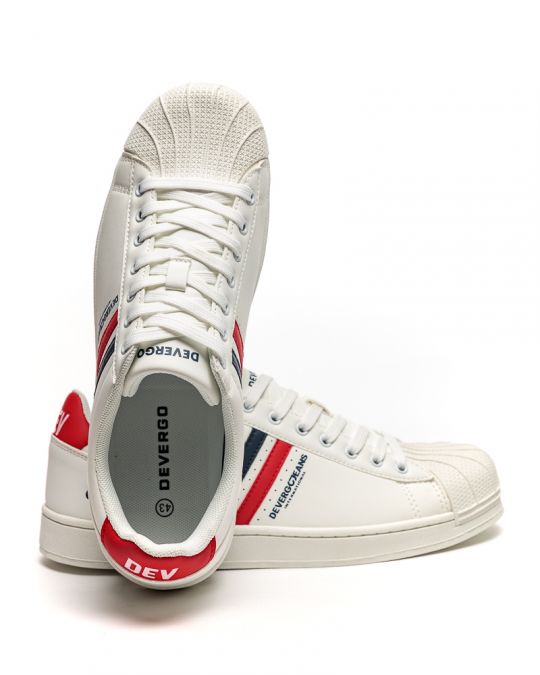 WHITE MEN'S SNEAKER - STAR DE25SS5007PU HI