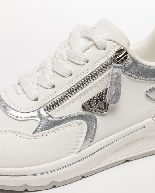 FEHÉR NŐI SNEAKER - PEARL DE25SS3520PU AD