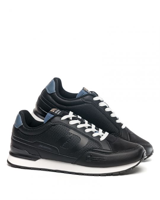 BLACK MEN'S SNEAKER - IRON DE25SS4013PU HI