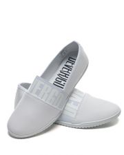 WHITE WOMEN'S SLIP-ON SHOES - MALIBU