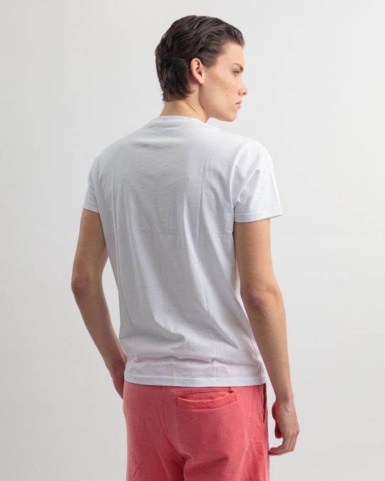 FEHÉR FÉRFI RÖVID UJJÚ PÓLÓ 1D25SS4058SS0105