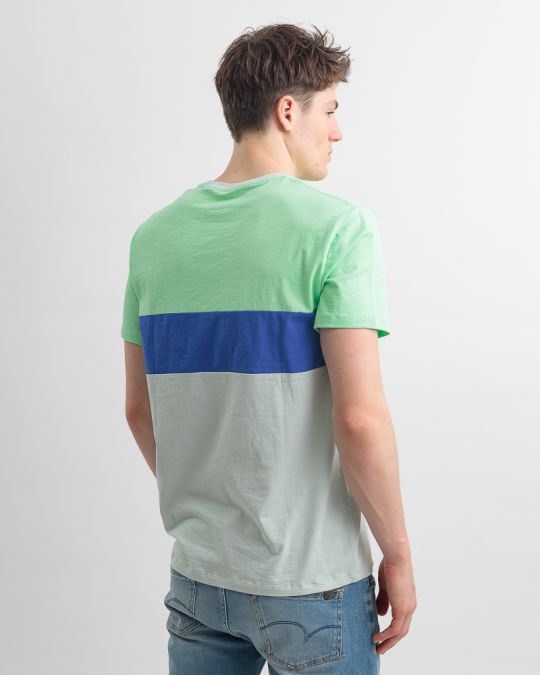 BLUE MEN'S T-SHIRT 1D25SS4023SS3805