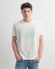 WHITE MEN'S T-SHIRT