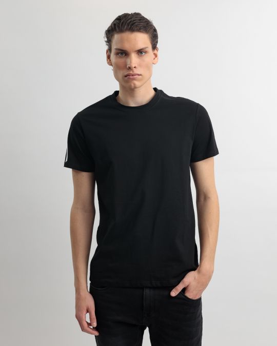 BLACK MEN'S T-SHIRT 1D25SS4041SS0205