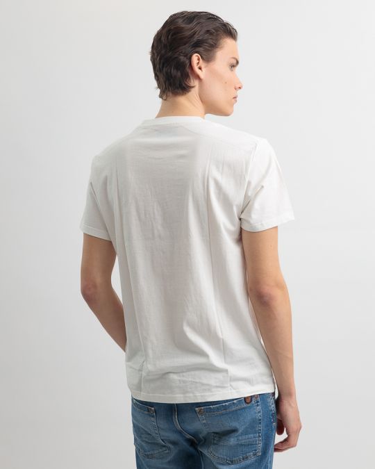 WHITE MEN'S T-SHIRT 1D25SS4057SS0105