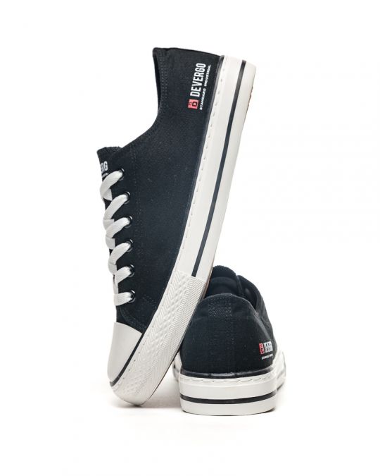 FEKETE FÉRFI VÁSZON TORNACIPŐ - BOLT DE25SS3020CA KD