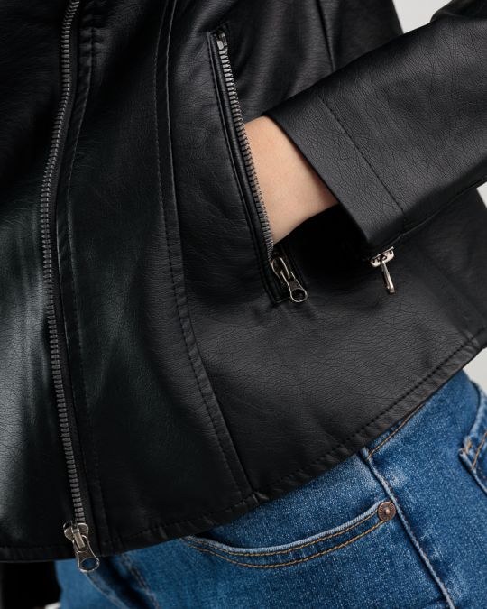 FEKETE NŐI ÁTMENETI KABÁT 2D25SS3512KA9000