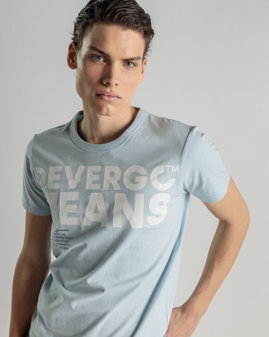 BLUE MEN'S T-SHIRT 1D25SS4022SS0124