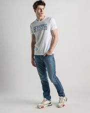 FEHÉR FÉRFI RÖVID UJJÚ PÓLÓ