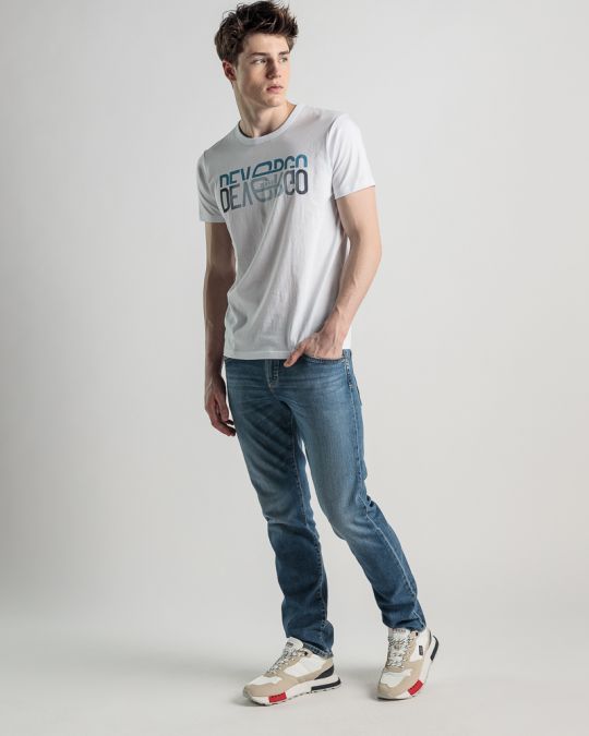 FEHÉR FÉRFI RÖVID UJJÚ PÓLÓ 1D25SS4049SS0105