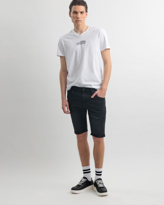 WHITE MEN'S T-SHIRT 1D25SS4038SS0205