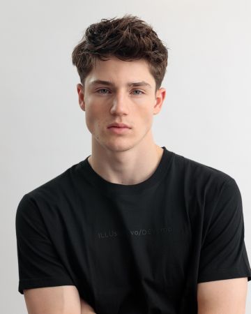 FEKETE FÉRFI RÖVID UJJÚ PÓLÓ 1D25SS4040SS0105