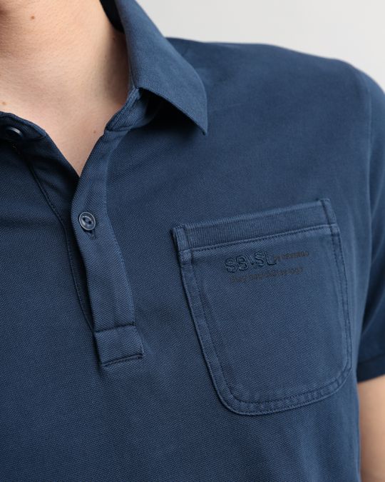 BLUE MEN'S T-SHIRT 1D25SS4052SS2406