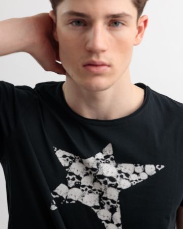 FEKETE FÉRFI RÖVID UJJÚ PÓLÓ 1D25SS4065SS0106