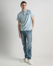 KÉK FÉRFI RÖVID UJJÚ PÓLÓ