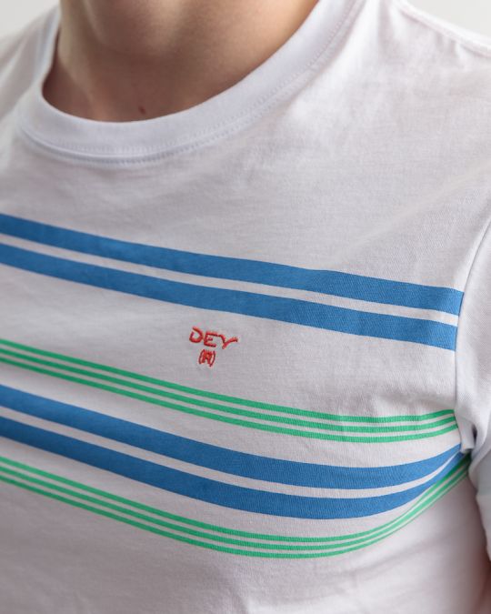 WHITE MEN'S T-SHIRT 1D25SS4069SS0105