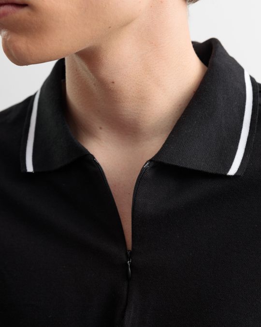 BLACK MEN'S T-SHIRT 1D25SS4001SS2405