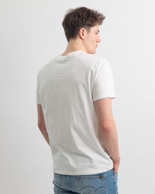 WHITE MEN'S T-SHIRT 1D25SS4027SS3805