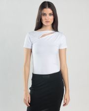 WHITE WOMEN'S T-SHIRT