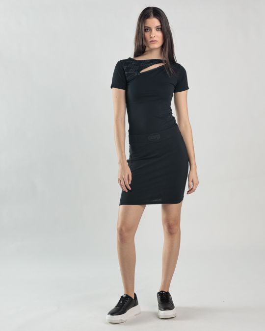 BLACK WOMEN'S T-SHIRT 2D25SS4541SS0205