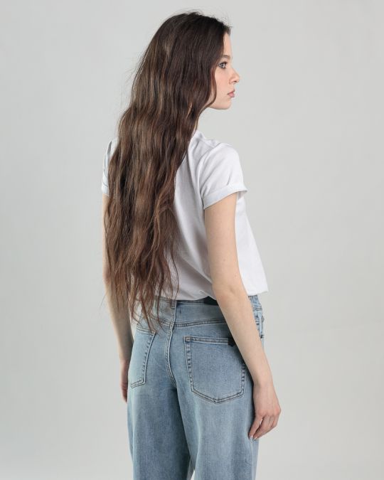 WHITE WOMEN'S T-SHIRT 2D25SS4543SS3805