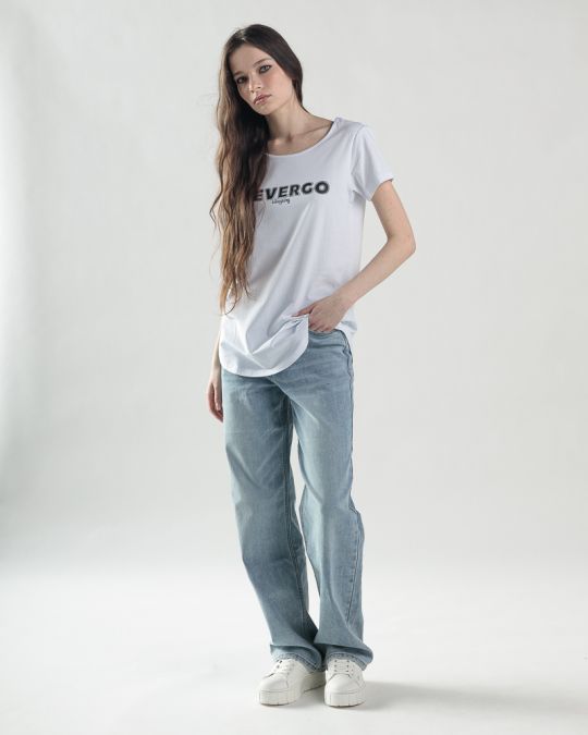 WHITE WOMEN'S T-SHIRT 2D25SS4551SS0205