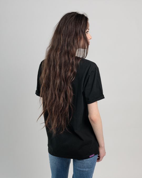 BLACK WOMEN'S T-SHIRT 2D25SS4560SS0105