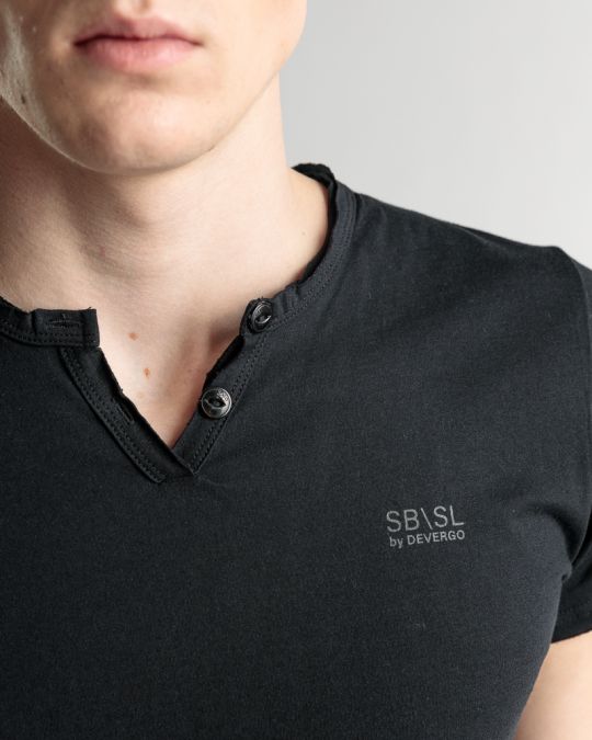 BLACK MEN'S T-SHIRT 1D25SS4033SS0106