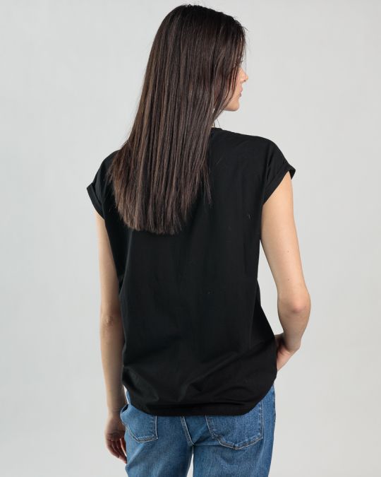 FEKETE NŐI TOP 2D25SS4518SL0105