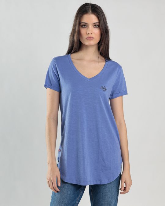 PURPLE WOMEN'S T-SHIRT 2D25SS4548SS3805