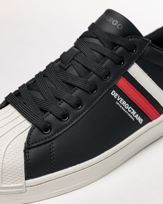 BLACK MEN'S SNEAKER - STAR DE25SS5007PU HI