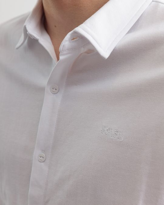 FEHÉR FÉRFI ING 1D25SS5002SS2406