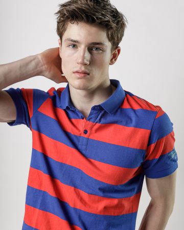 KÉK FÉRFI RÖVID UJJÚ PÓLÓ 1D25SS4025SS0105