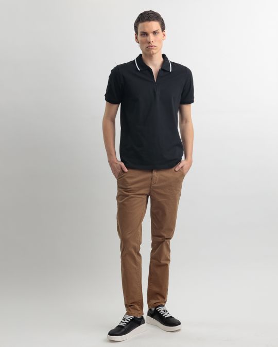 BLACK MEN'S T-SHIRT 1D25SS4001SS2405