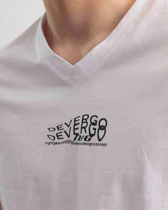 WHITE MEN'S T-SHIRT 1D25SS4038SS0205